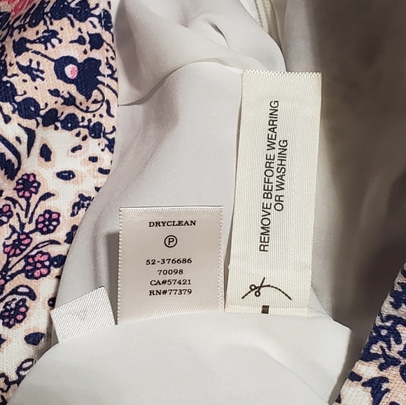 Ann Taylor Paisley Print Pencil Skirt Size 0 - Picture 9 of 9